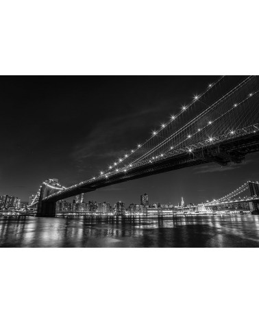Brooklyn Bridge - photographie Nicolas Mazières 
New-York depuis Brooklyn Park et à côté du Brooklyn Bridge