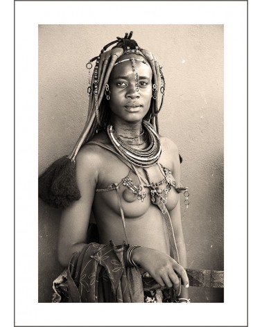 Youg Himba tribe - photographie Jacques-Michel Coulandeau 
Jeune femme Himba